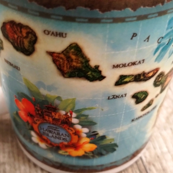 Hawaiian Islands Coffee Mug 10oz Map of Hawaiian Islands ABC Stores 2018 - Picture 9 of 11